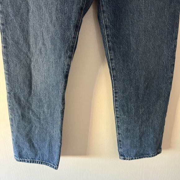 Levi’s 501 Womens High Waisted Blue Button Fly Denim Cotton Premium Jeans 30x28 - Picture 4 of 9